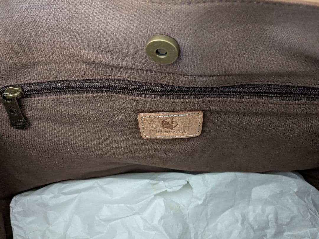 kissora 本革 トートバッグ 大容量