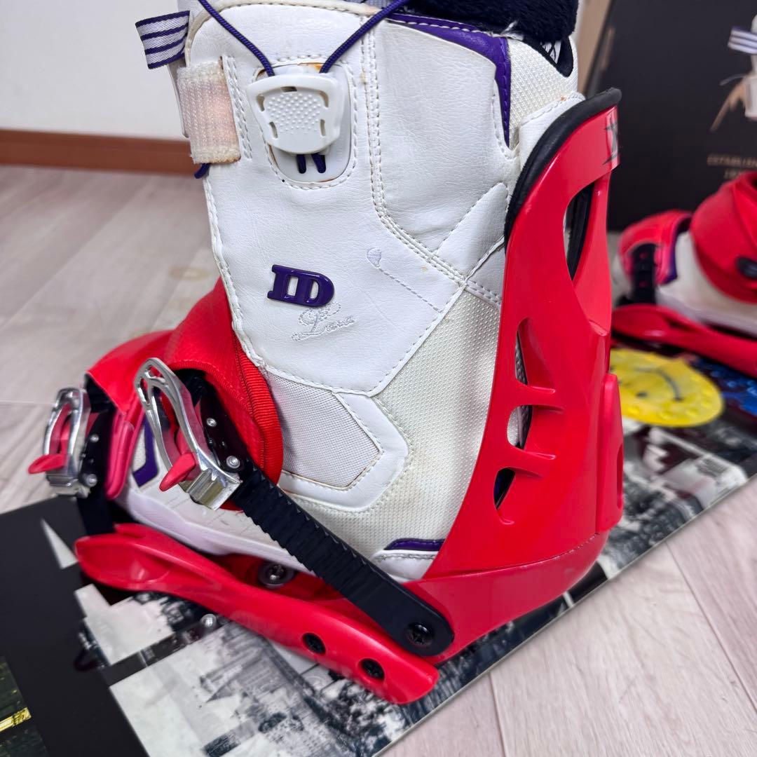 スノーボード145cm４点セット ディーラックス24.5cm