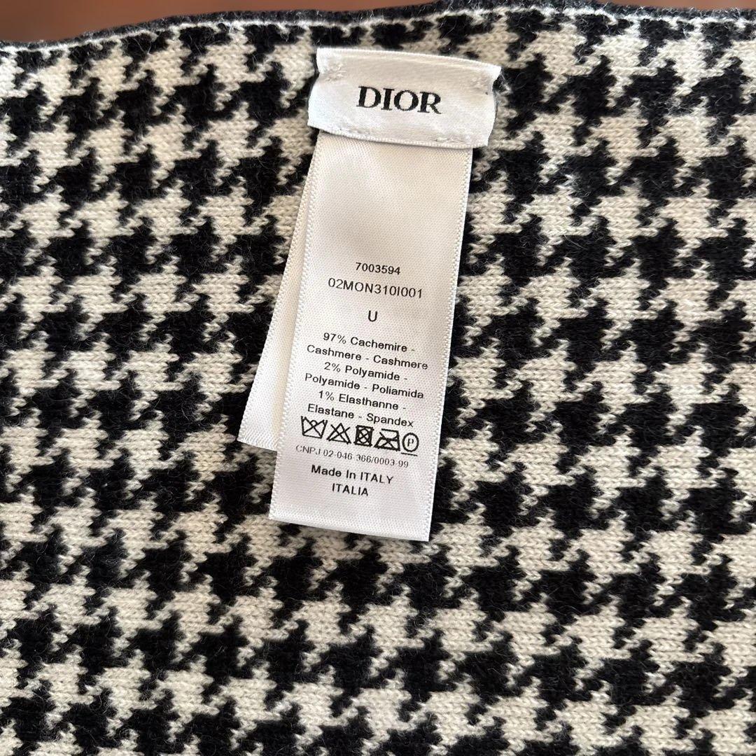 国内正規店購入♡Dior♡30 Montaigne スカーフ 千鳥格子 マフラー