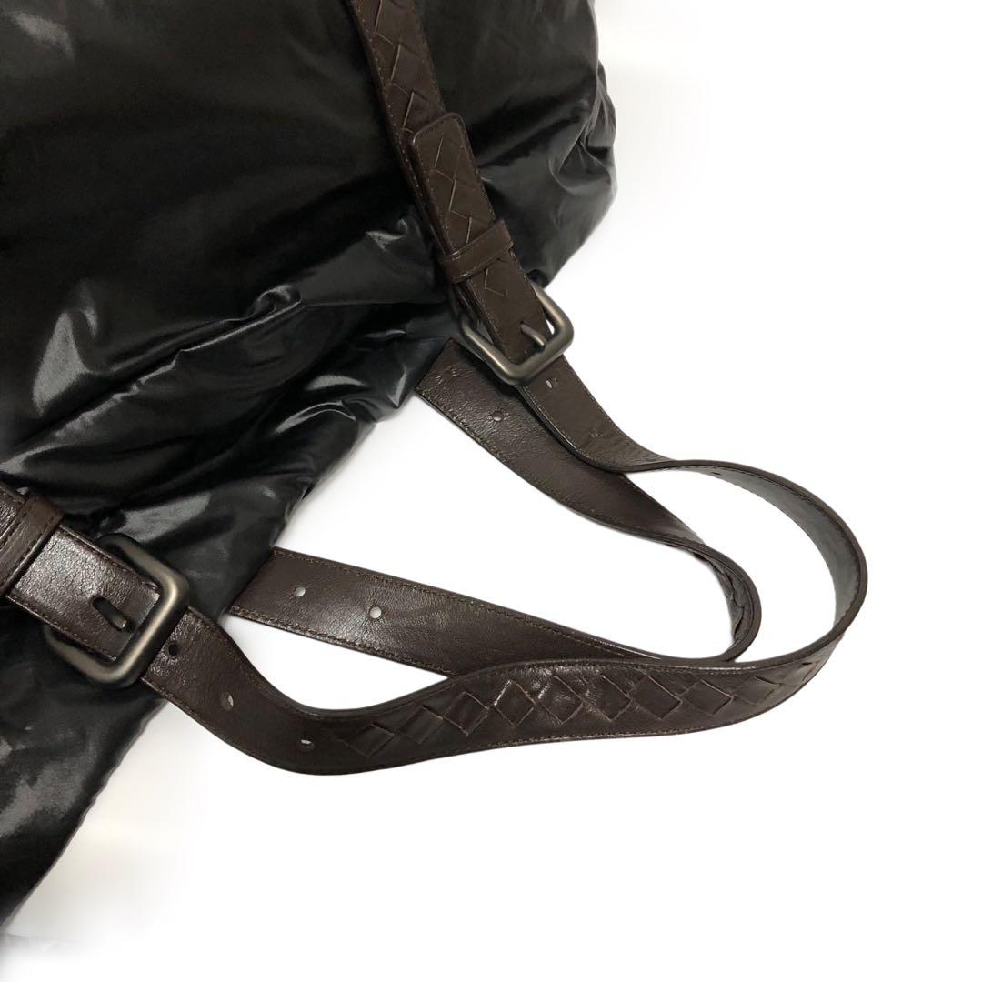 ボッテガヴェネタ　イントレチャート　ナイロン　ボストンバッグ　メンズ　174