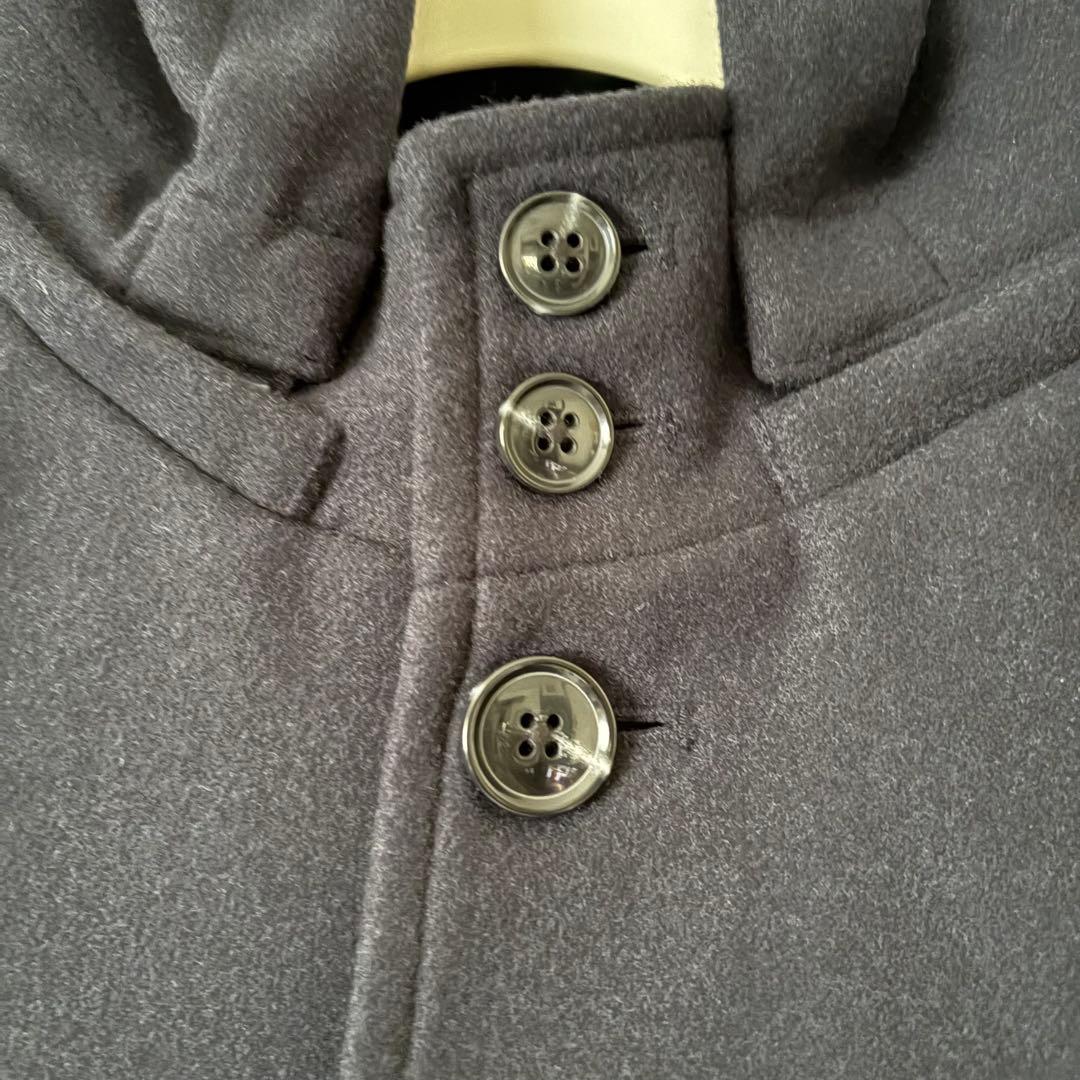 THE SHOP TK★メルトンスタンドフードコート L ネイビー タグ付き