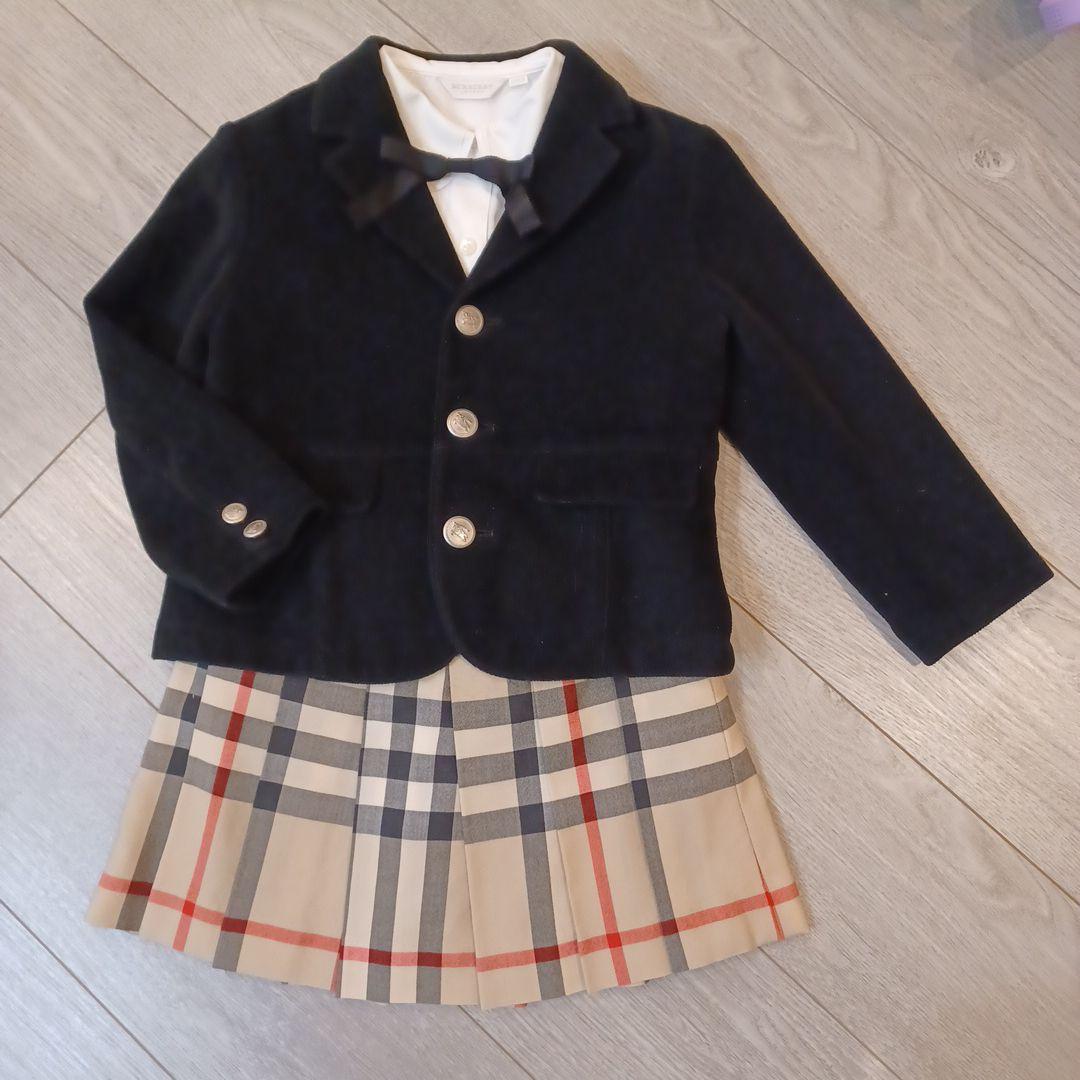 バーバリー　卒園式　入学式　女の子　110 120