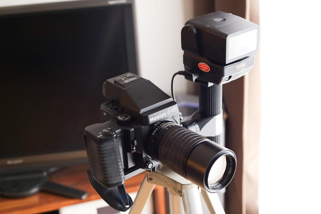 【ほぼ未使用】Mamiya 645 Super ストロボ、レンズ2本
