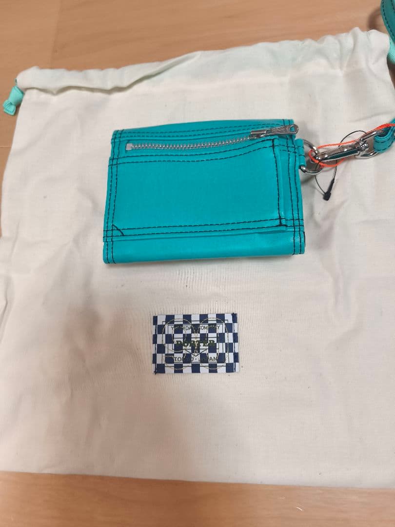 PORTER Freestyle　90周年 限定カラー　ターコイズ　ウォレット