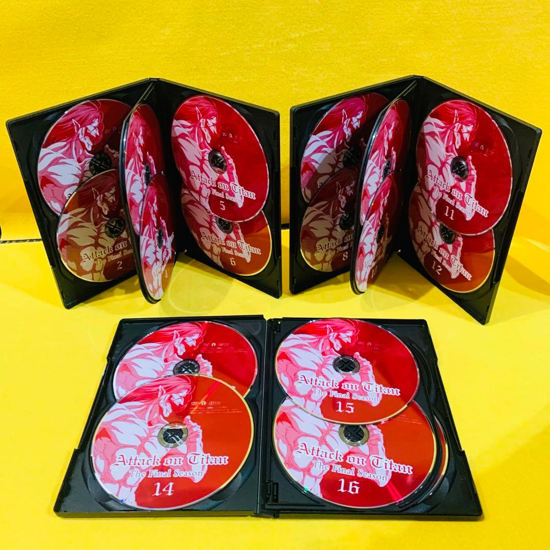 進撃の巨人 The Final Season DVD 全17巻 全巻 ファイナル