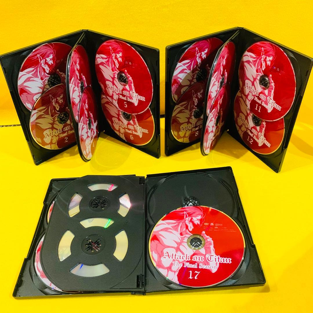 進撃の巨人 The Final Season DVD 全17巻 全巻 ファイナル