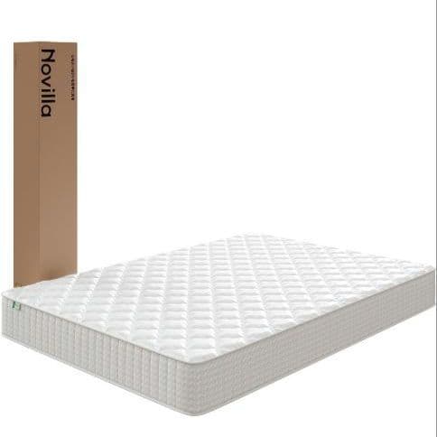 【極美品】Novilla セミダブルマットレス 180N 厚さ20cm 白