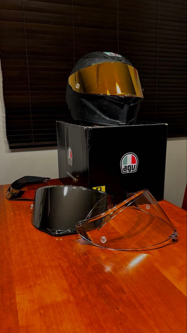 AGV pista gp rr replica バイザー2スポイラー1付