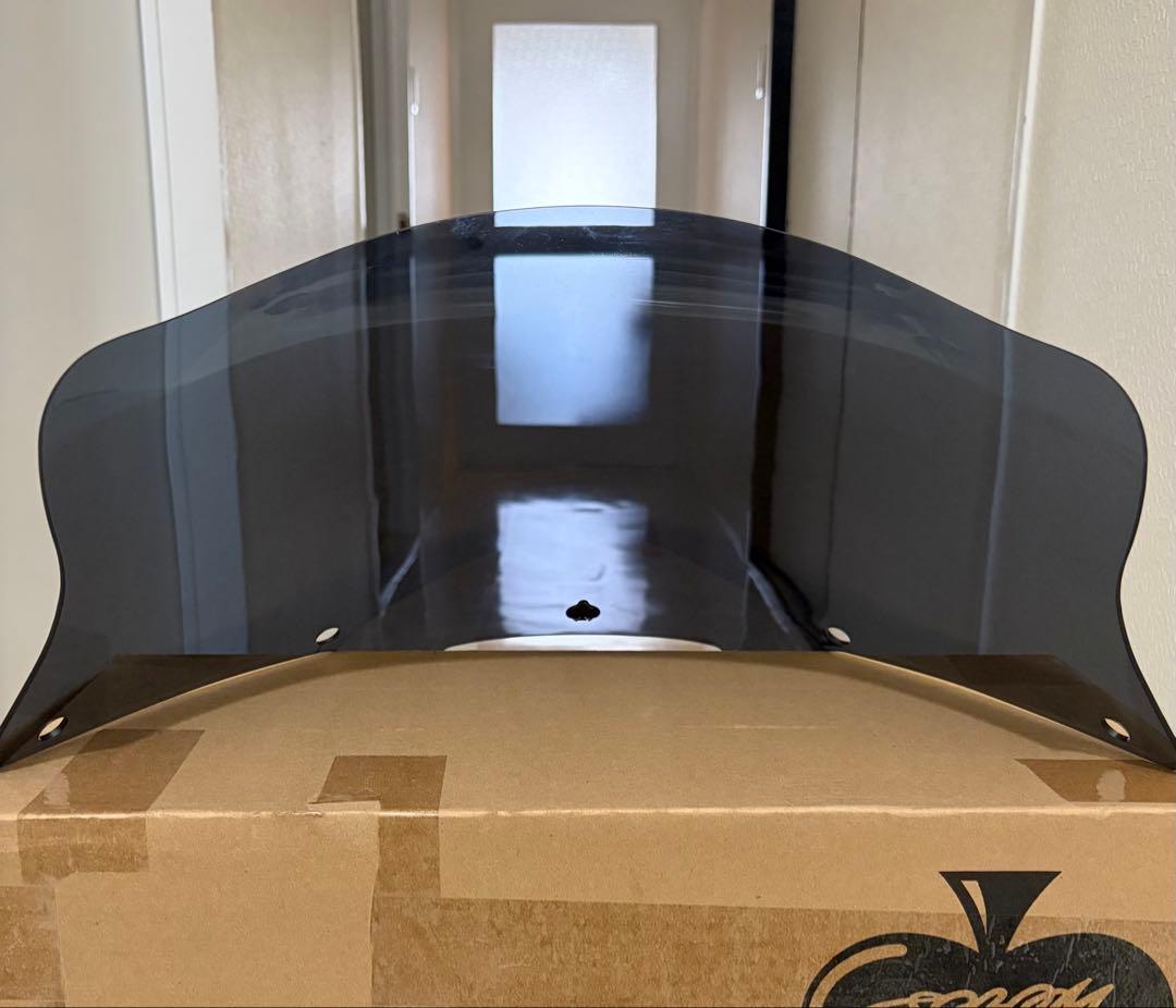 ローライダーST クロックワークス フレア ウインドシールド 8インチ