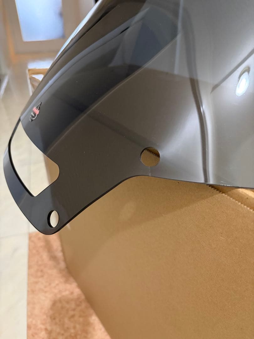 ローライダーST クロックワークス フレア ウインドシールド 8インチ