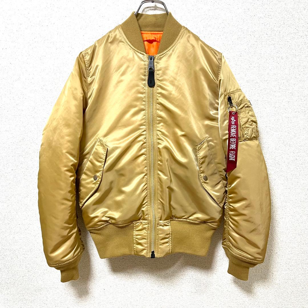 極美品 ALPHA INDUSTRIES MA-1 S フライトジャケット 短丈