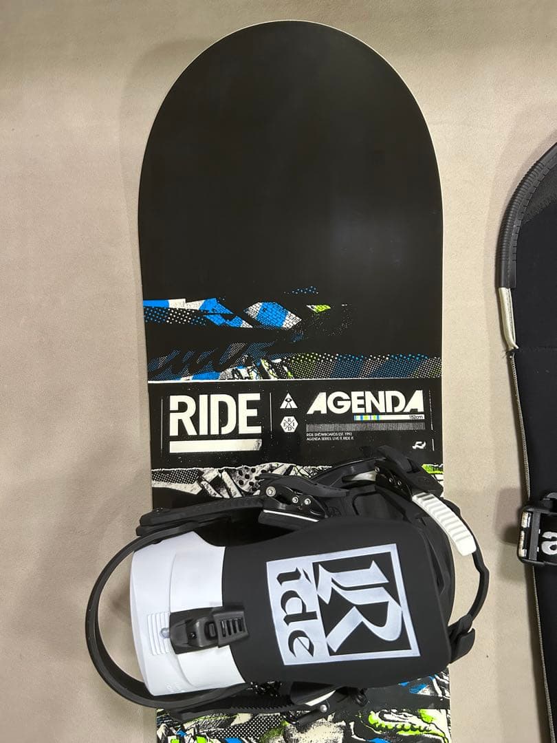 スノーボードセット4点RIDE AGENDA 152 × RIDEビンディング
