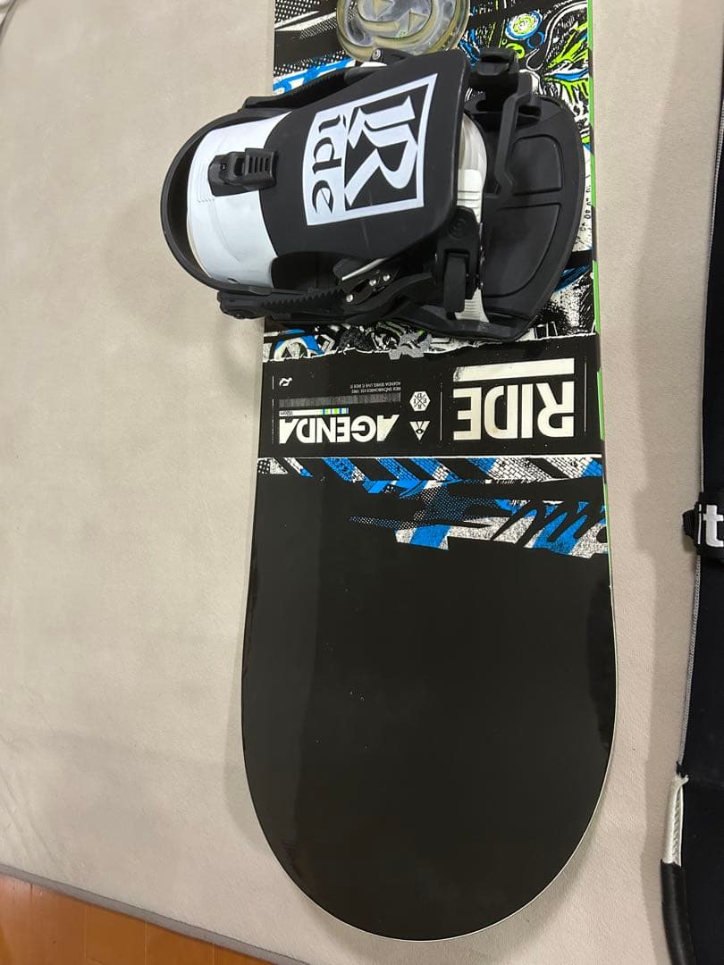スノーボードセット4点RIDE AGENDA 152 × RIDEビンディング