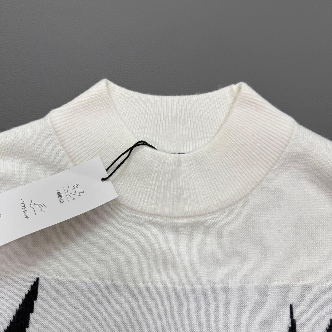 新品未使用✨パーリーゲイツ ツインニット 裏地付きベスト 白 M