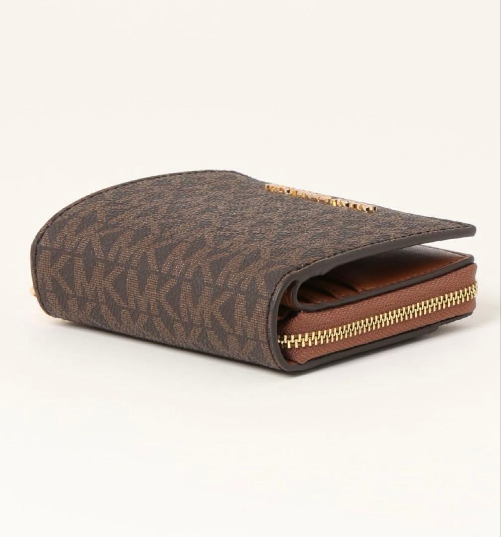 MICHEAL KORS マイケルコース 折り財布 ジップ チャーム ウォレット