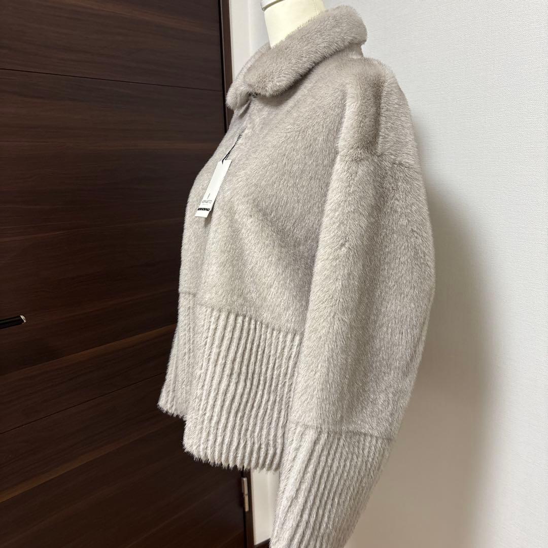 モラビトプルミエ　エコファーブルゾン　タグ付新品未使用【雑誌エクラ掲載商品】