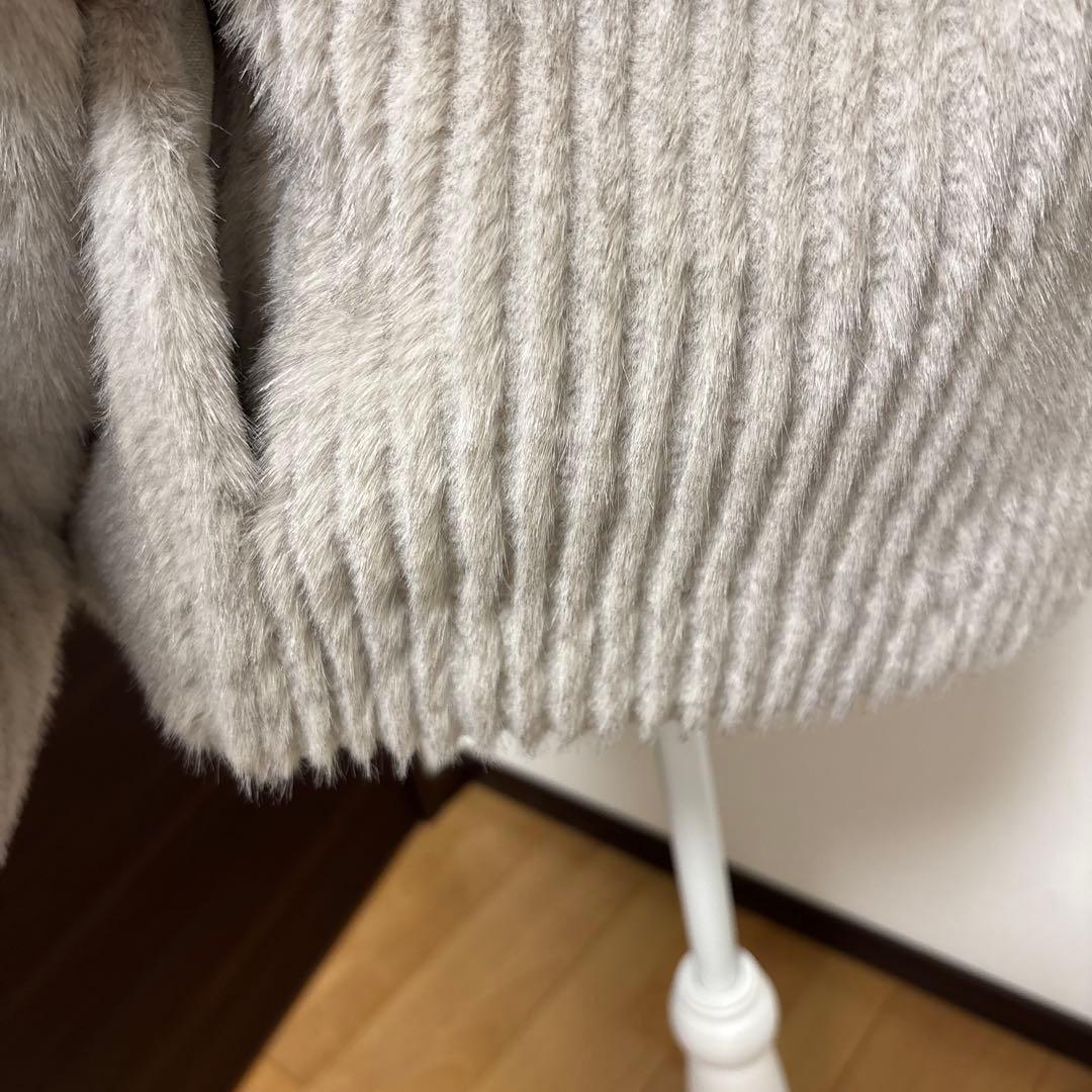 モラビトプルミエ　エコファーブルゾン　タグ付新品未使用【雑誌エクラ掲載商品】