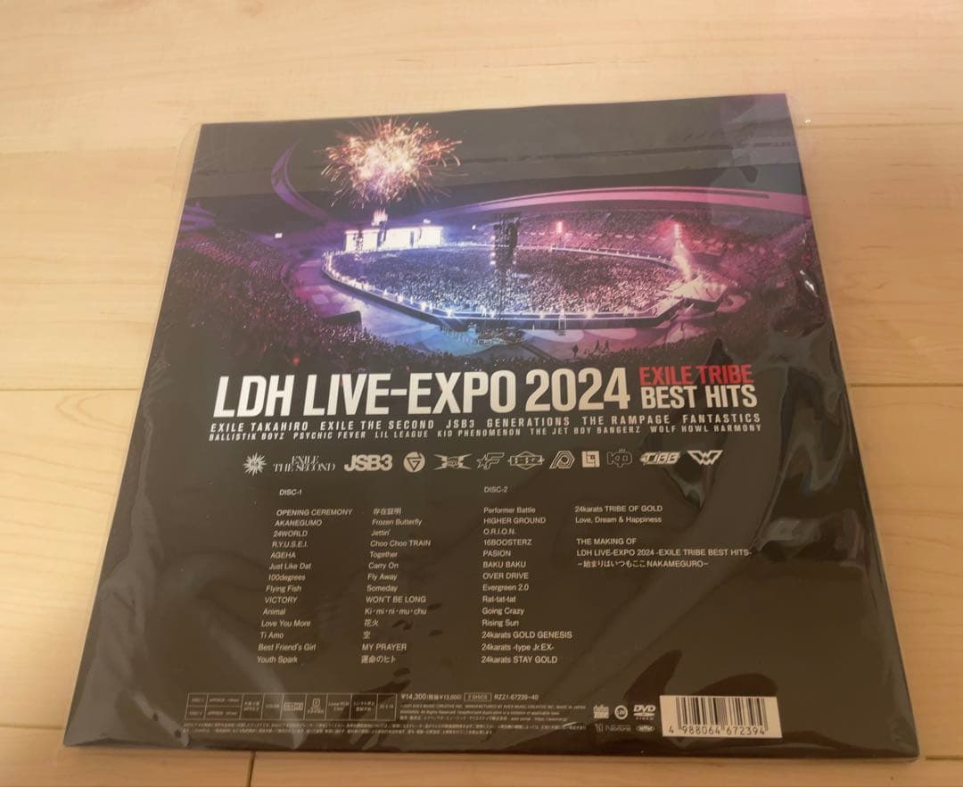 LDH EXPO 2024 初回限定盤 DVD 中島颯太 特典 付き