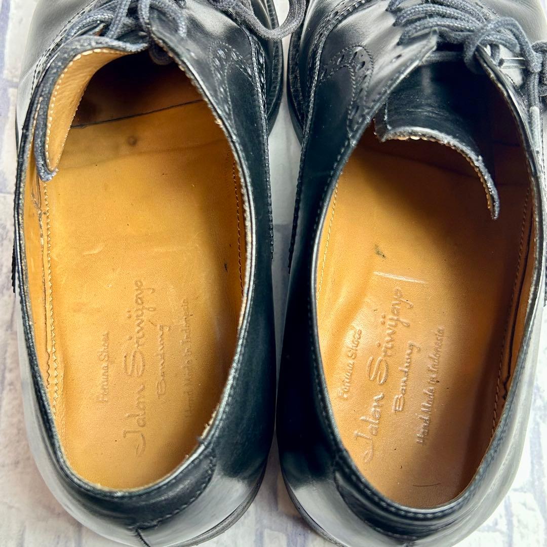 ジャランスリワヤ ストレートチップ メダリオン ダイナイトソール UK6.5