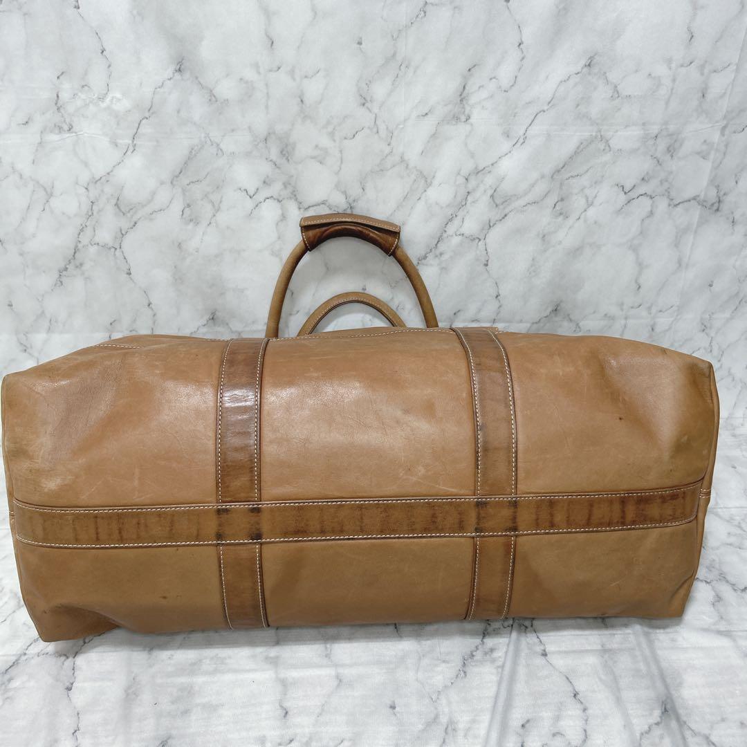 コーチ 0502 ボストンバッグ ブラウン レザー