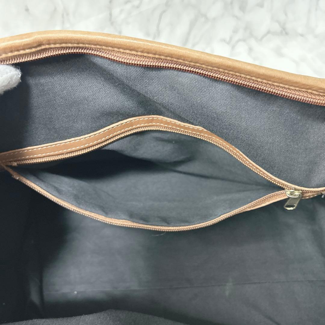 コーチ 0502 ボストンバッグ ブラウン レザー