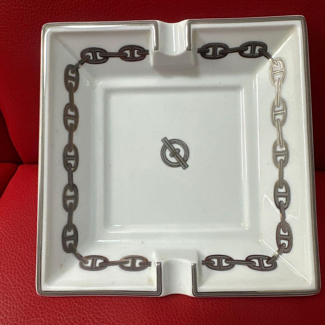 HERMES チェーン模様 灰皿 廃版ヴィンテージ！