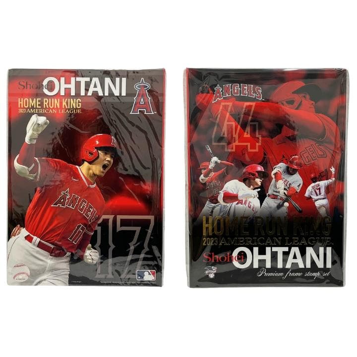 【N】大谷翔平 2023 ホームランキング プレミアムフレーム 新品 2冊セット