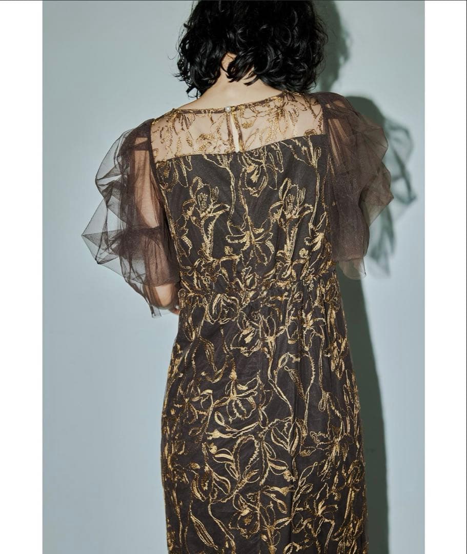 フラフィースリーブペンシルドレス niana LE’RURE bflat