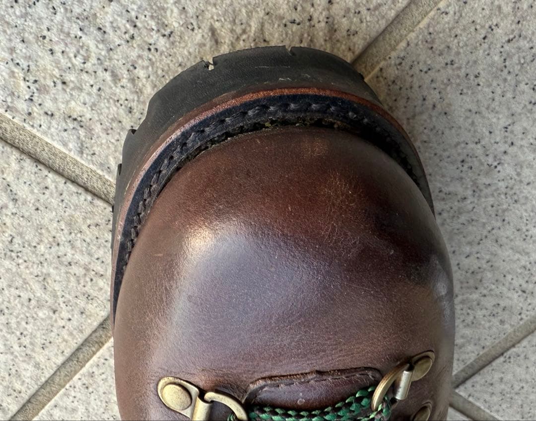 【訳あり】POLO ラルフローレン　レザー ハイカット　ブーツ　登山靴 ブラウン