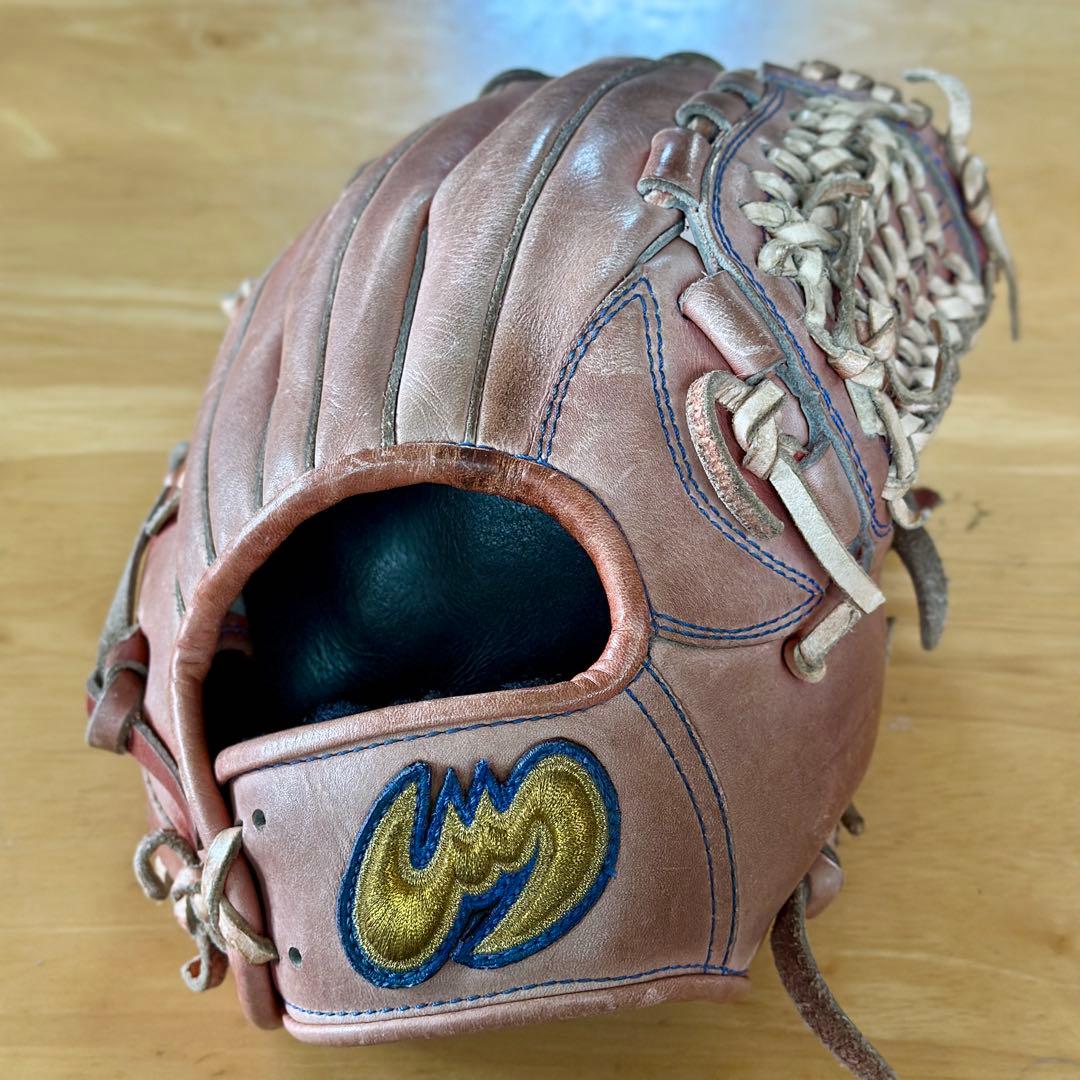 Zeems ジームス 軟式用グローブ オールラウンド 赤 やや色褪せあり