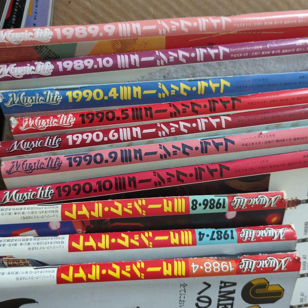 ミュージックライフ　音楽雑誌　洋楽　昭和　ロック　ヘビメタ　バンド