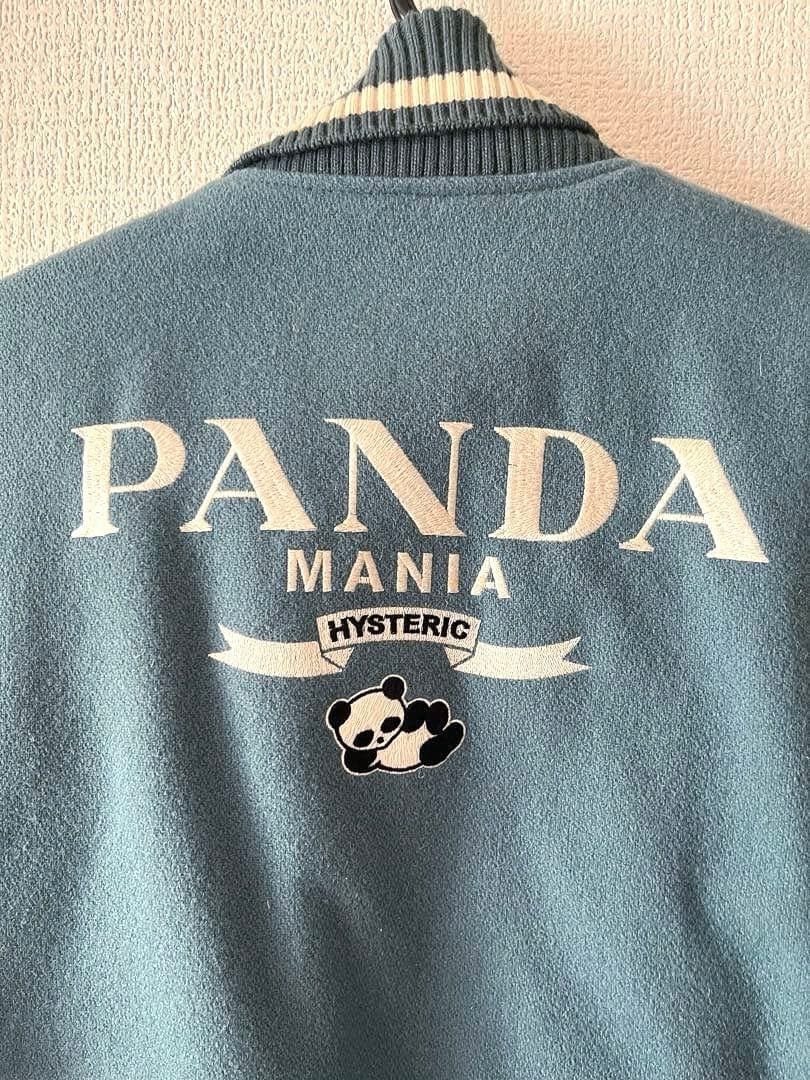 ヒステリックグラマー●PANDA MANIA レザースリーブスタジャン