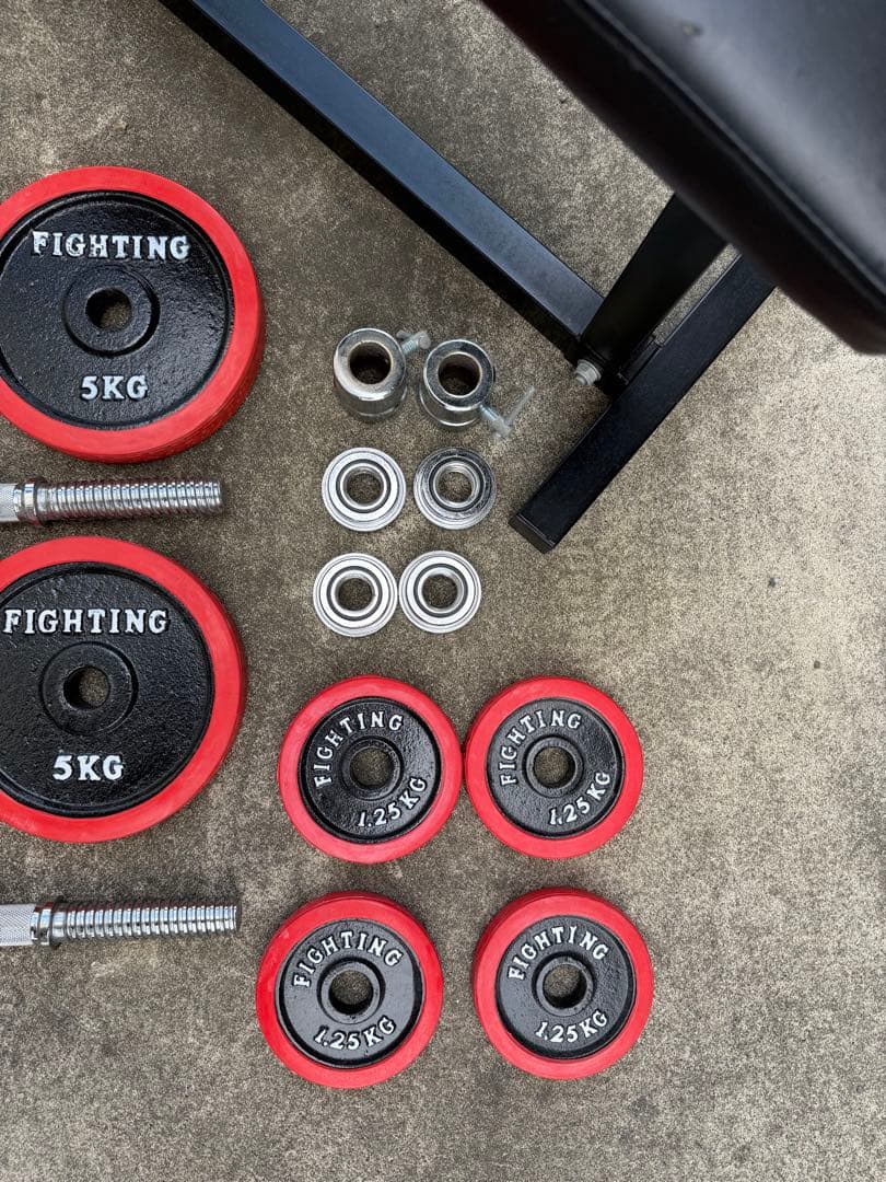 「引取り限定」8500円　ファイティングロード　ダンベルベンチセット