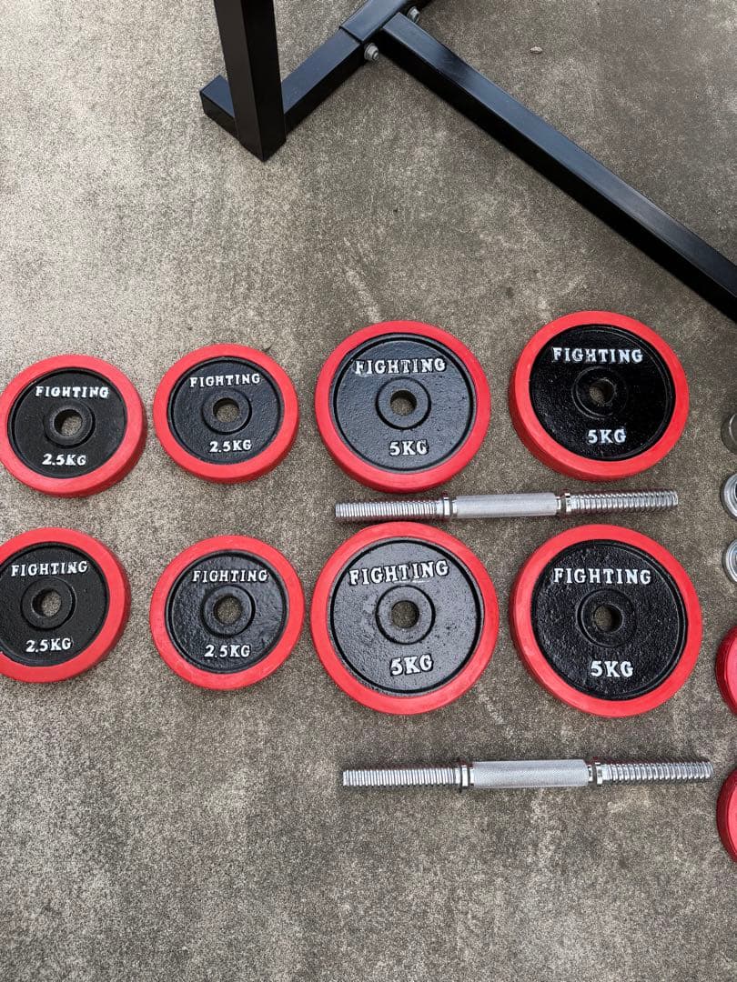 「引取り限定」8500円　ファイティングロード　ダンベルベンチセット