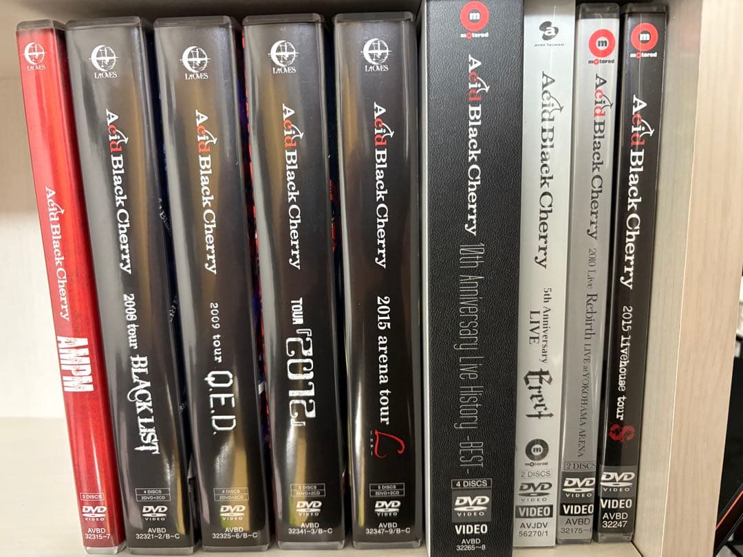 Acid Black Cherry LIVE DVD 9本セット