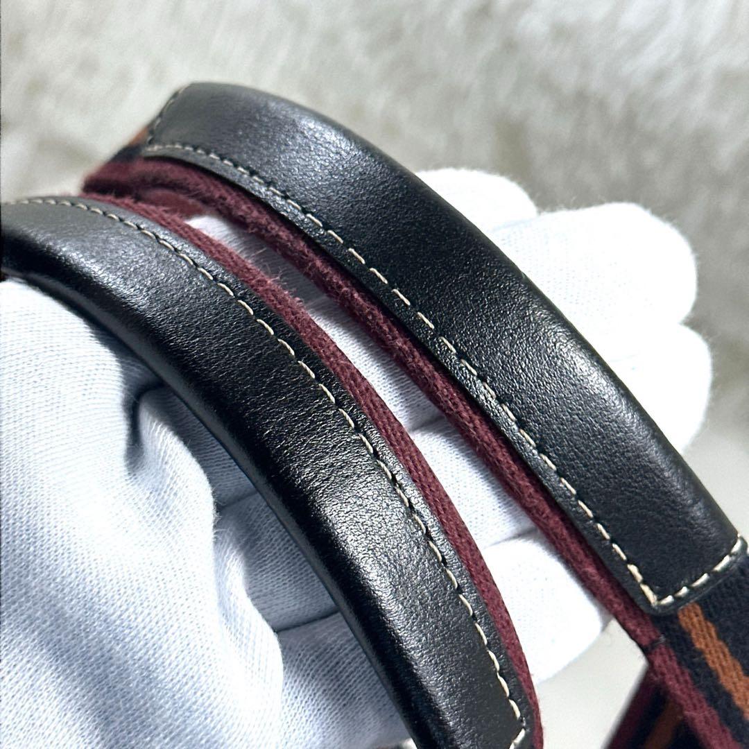 【極美品】コーチ CN058 スミス 2way ビジネスバッグ シグネチャー 茶