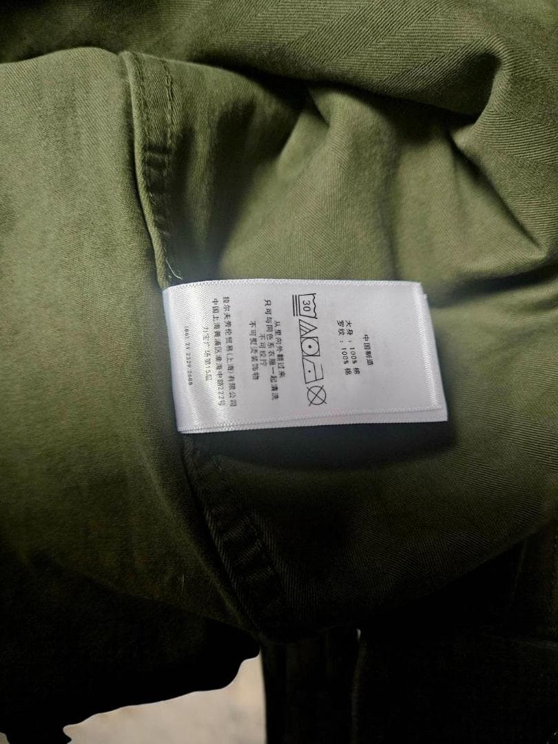 新品未使用　DOUBLE RRL ミリタリーJK オリーブGREEN（XL)