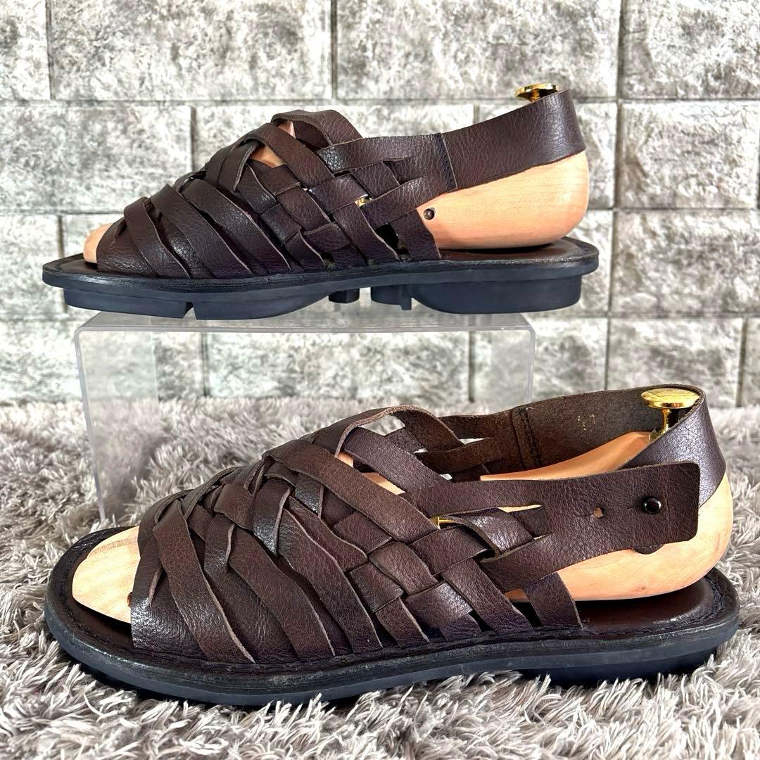 極美品❣️trippenトリッペン SWAMP メッシュサンダル メンズ 茶 41