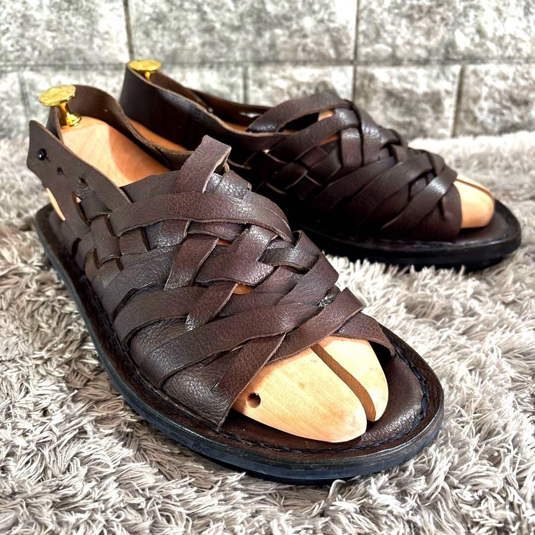 極美品❣️trippenトリッペン SWAMP メッシュサンダル メンズ 茶 41