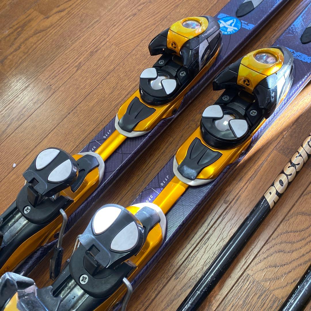 Salomon Versa スキーとRossignolポール