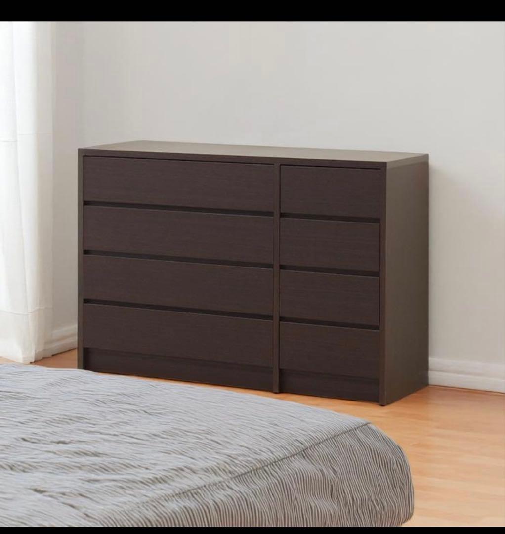 【2/20削除】ローチェスト 完成品 幅120cm 4段 木製 収納 国産