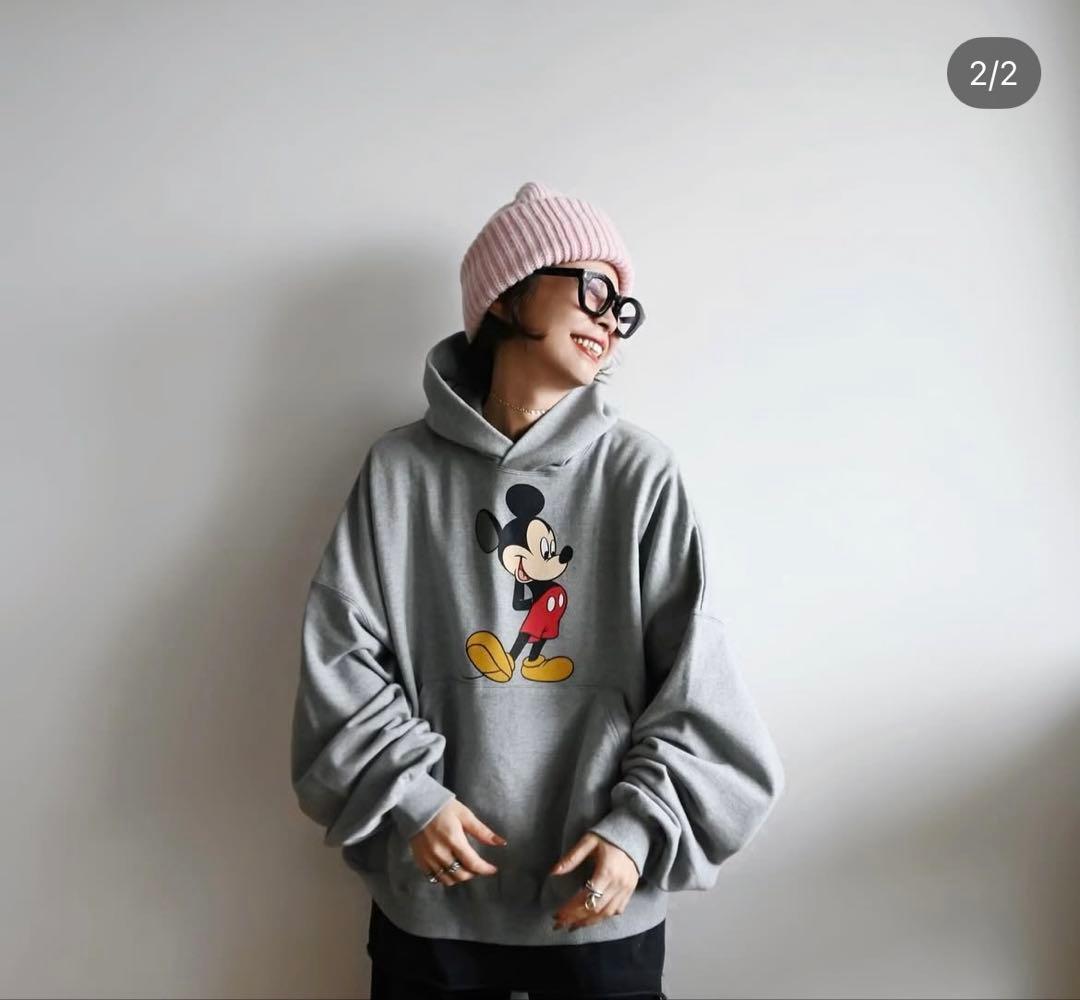 chiiii×united arrows ミッキーフーディー　パーカー