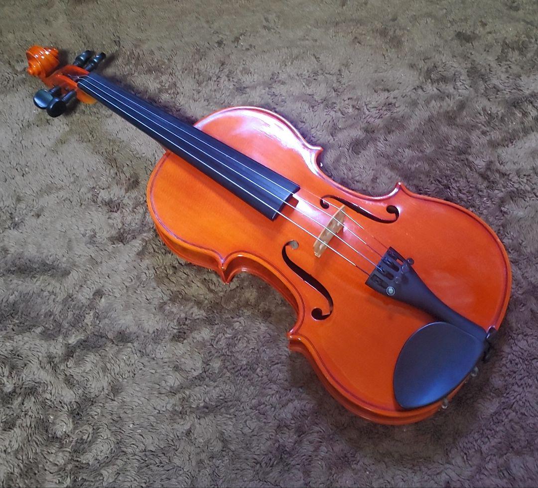 SUZUKI バイオリン No.280 4/4 弓（ほぼ未使用)ケース 松ヤニ