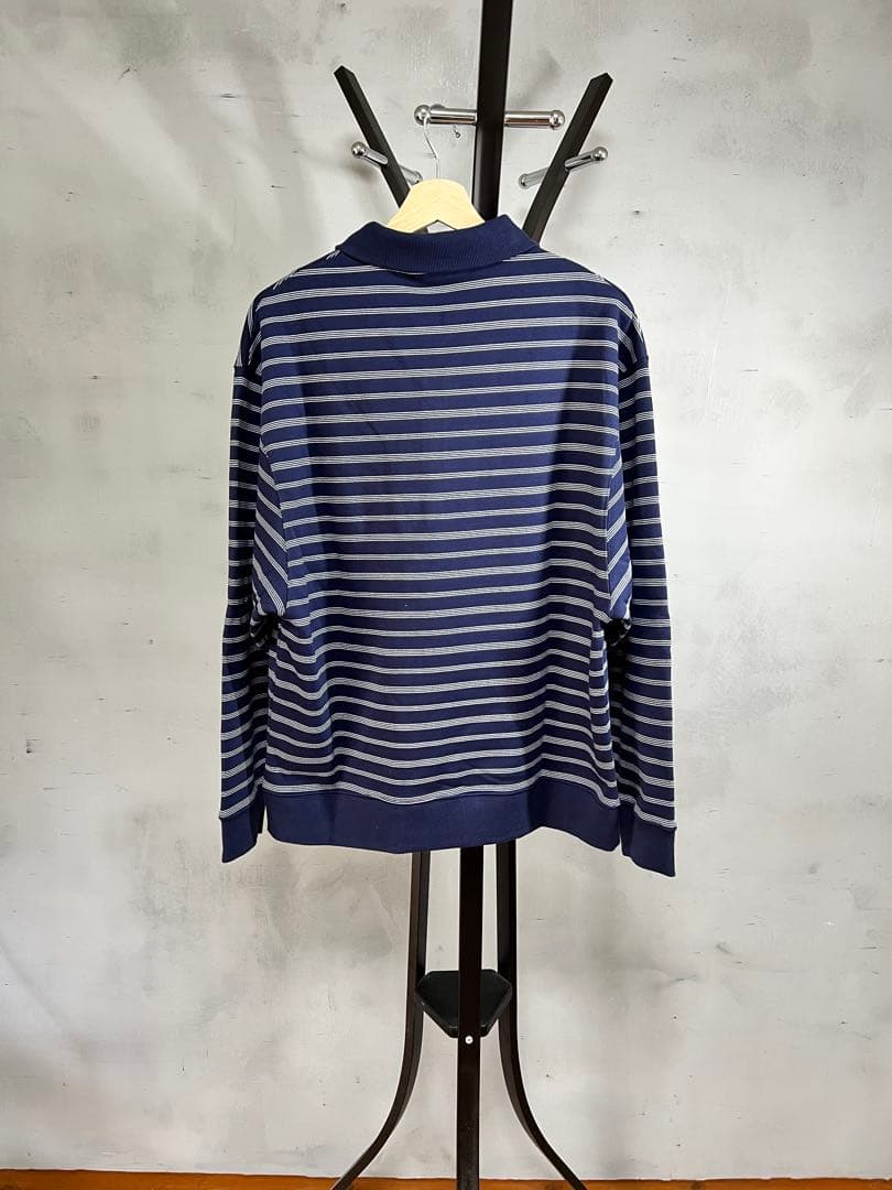 新品未使用品【定価27万円】miumiu25AWストライプジップポロシャツ正規品