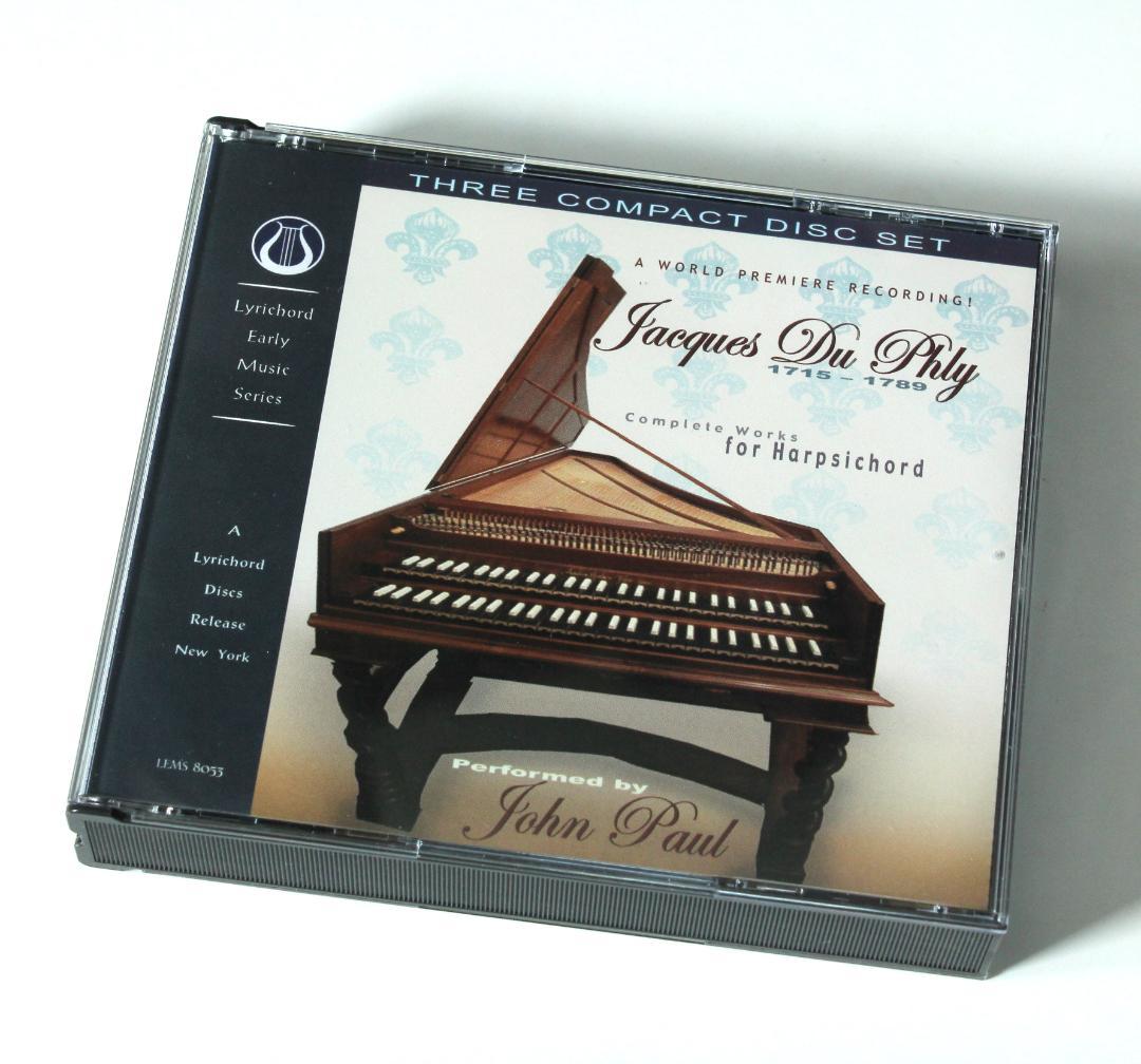 ジャック・デュフリ　ハープシコード作品全曲録音　ジョン・ポール　3枚組