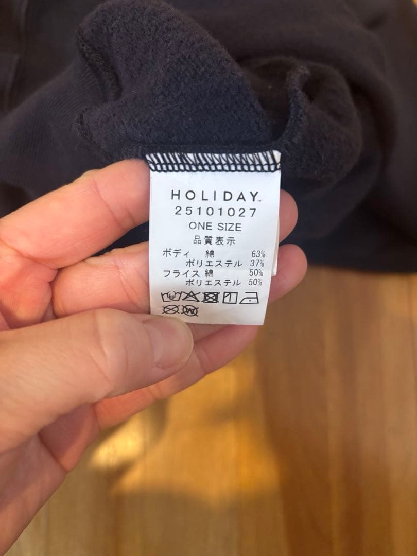 トップス HOLIDAY POLYCON SWEAT HOODIE