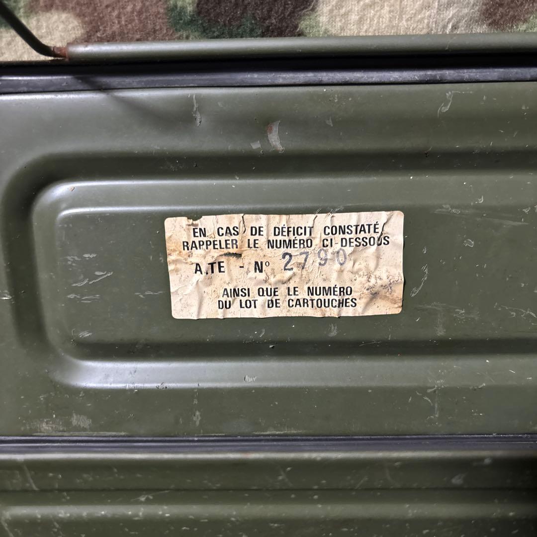 2点セット　フランス軍　CAL.50 AMMO BOX 米軍　TOOL BAG