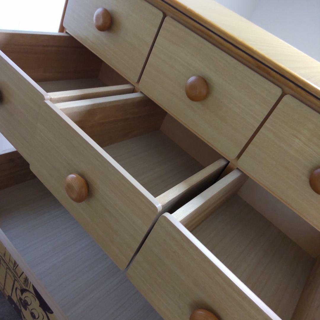 ミッキーマウス 木製引き出しタンス　値下げしました★