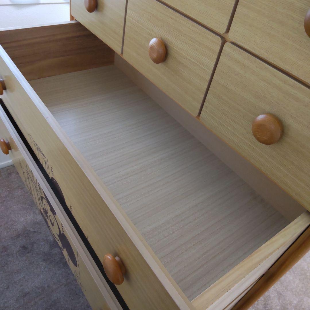 ミッキーマウス 木製引き出しタンス　値下げしました★