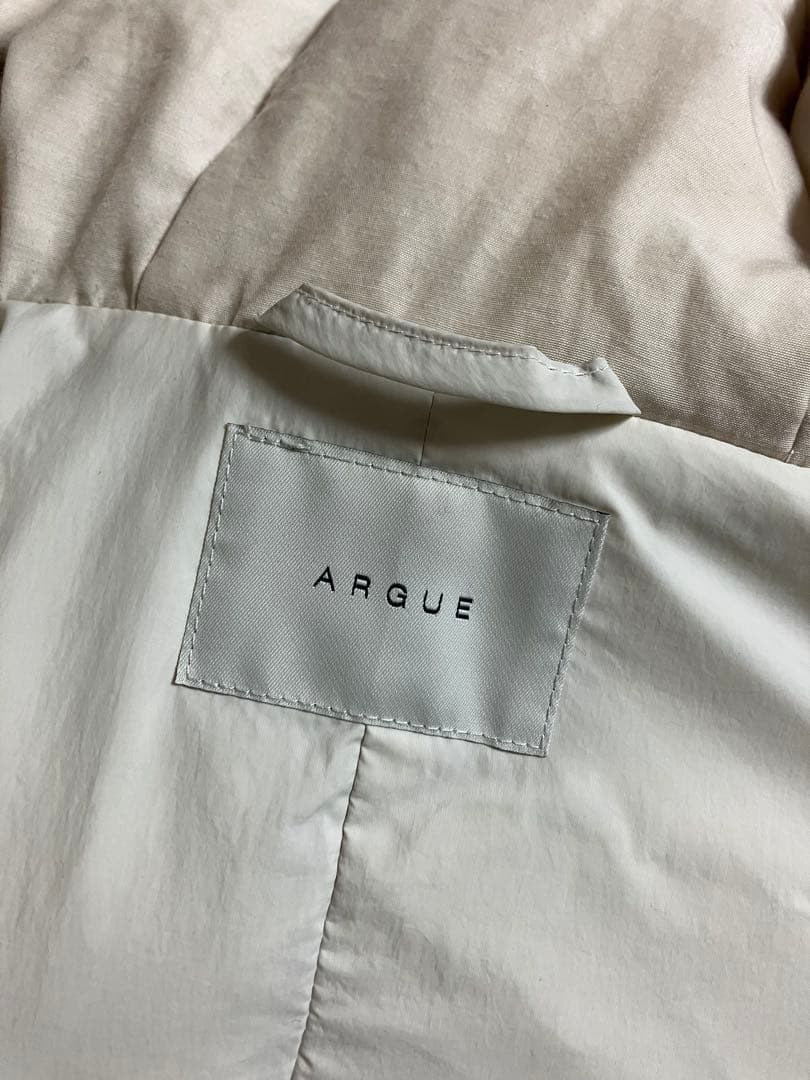 ARGUE フード付き ダウンベスト